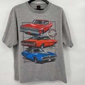 Vintage 90s‎ American Muscle Dodge Charger T Shirt Classics Size XL Car Show